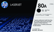 HP 80A Black Original LaserJet Toner Cartridge, CF280A